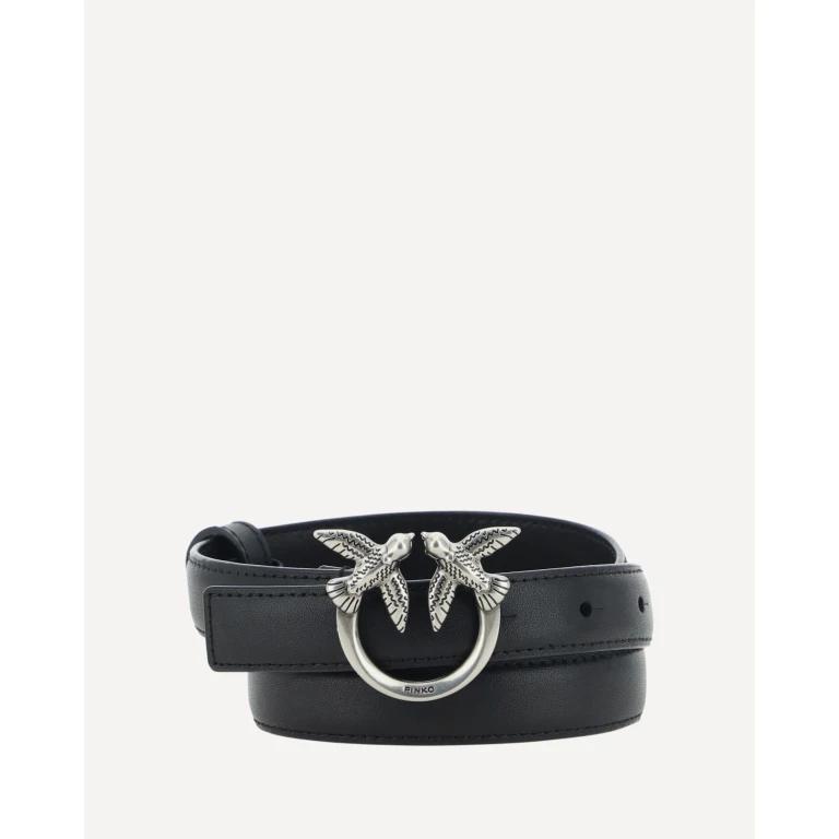 PINKO Love Berry Leather Belt