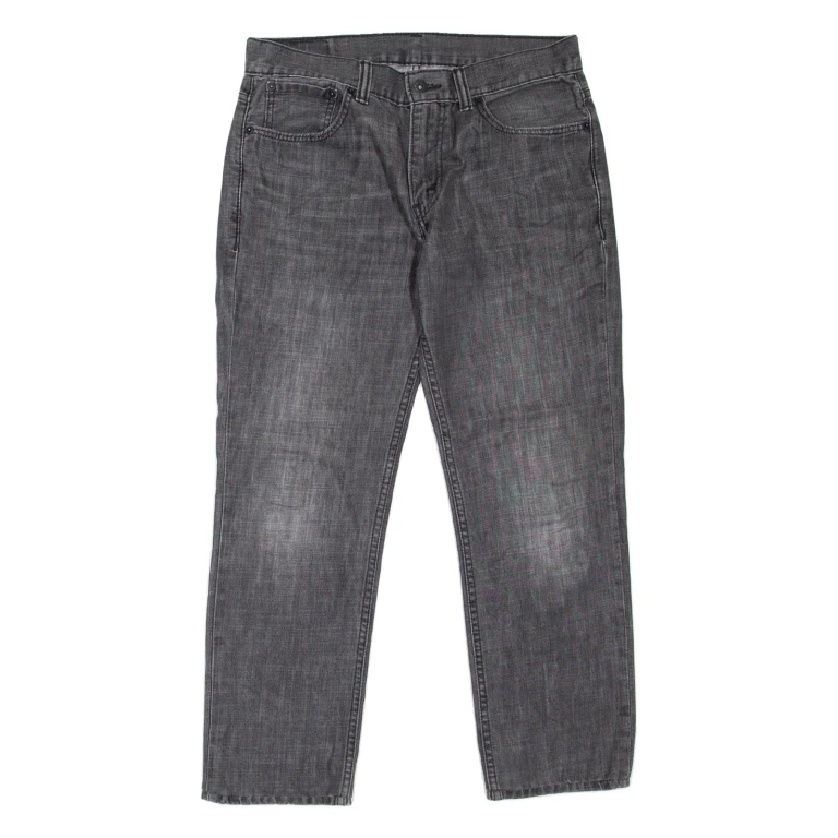 LEVI'S 511 Jeans Mens Grey Skinny Straight Stone Wash W33 L26