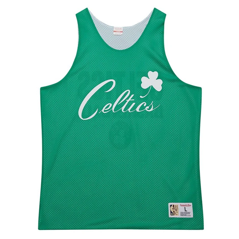 Men's Reversible Mesh Practice Tank Vintage Logo Celtics Tank Tops