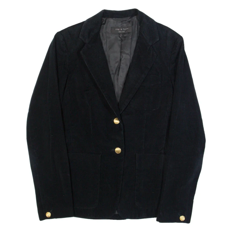 RAG & BONE Womens Blazer Jacket Black S