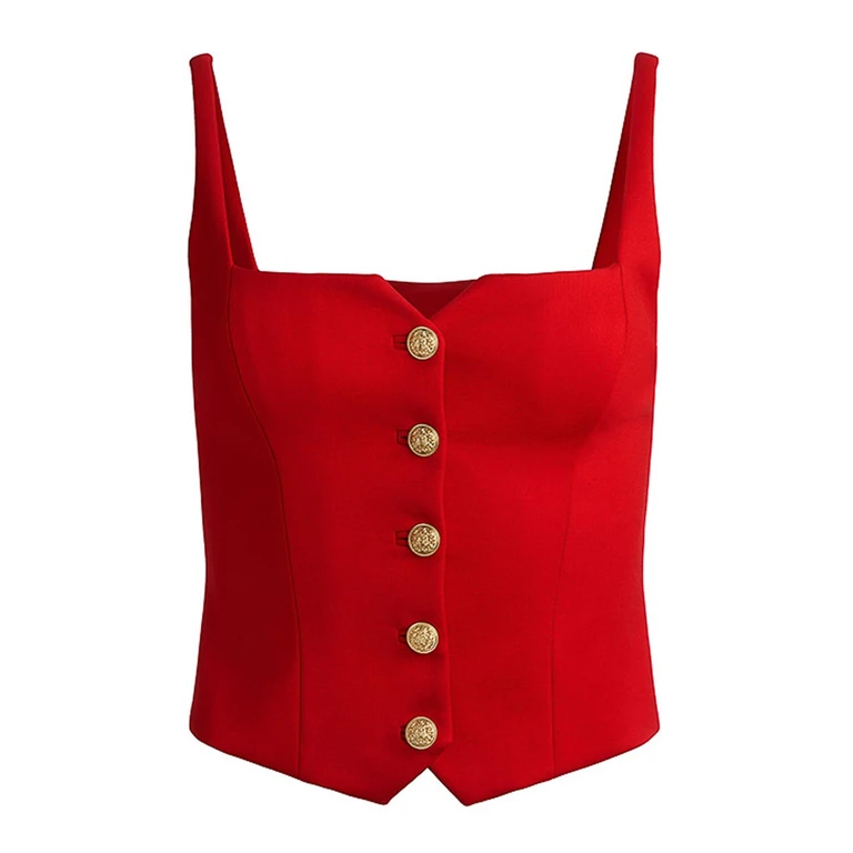Alice+Olivia Top - Rouge (CC603V50036B622)