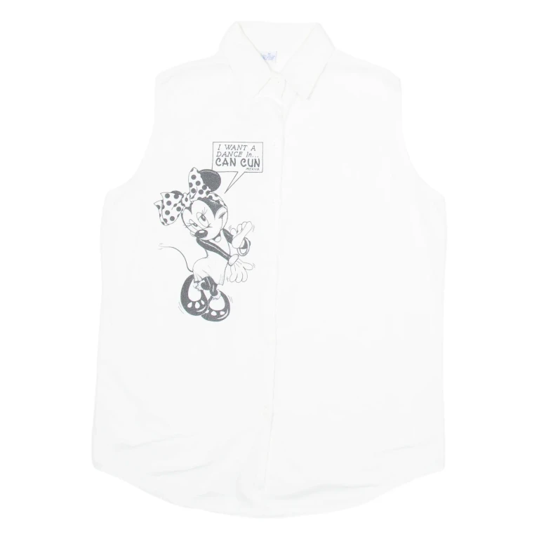 I Want To Dance In Cancun Womens Shirt White Sleeveless M