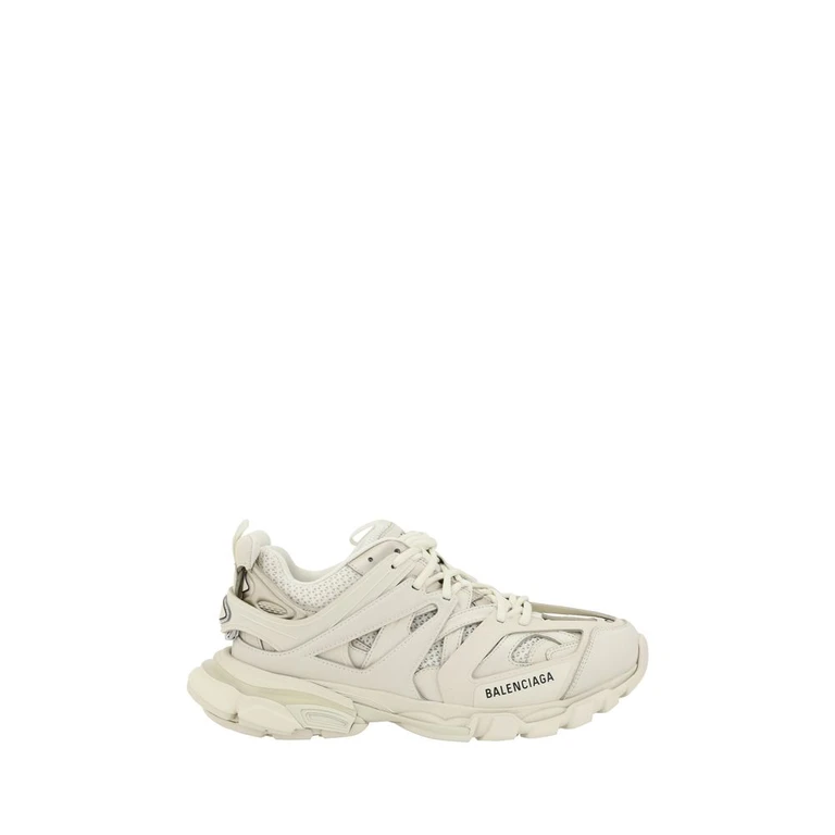 Balenciaga White Polyethylene Athletic Sneakers - Men