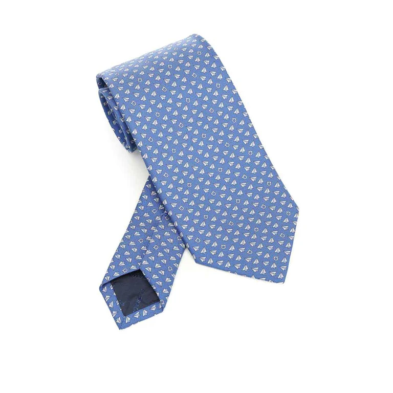 Salvatore Ferragamo Cravate - Bleu Clair (351323000000000)