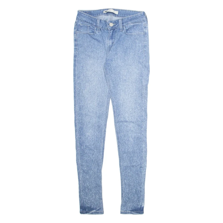 LEVI'S Womens Jeans Blue Slim Skinny Acid Wash W26 L30
