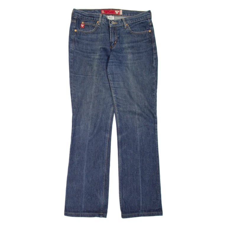 GUESS Womens Jeans Blue Regular Straight W29 L31