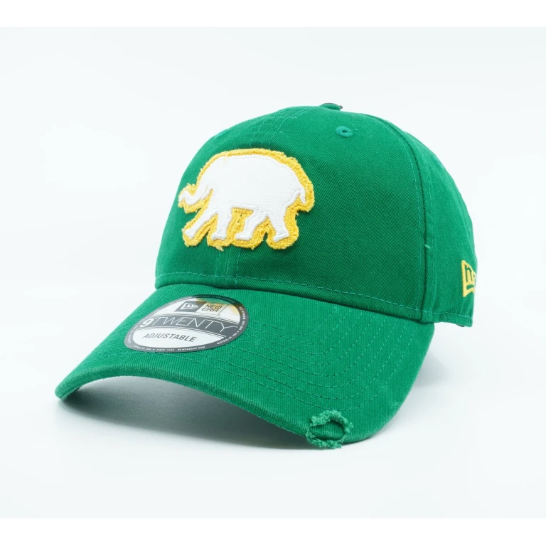 Men's MLB Oakland Athletics 920 Strapback ' Distressed Patch' Hats
