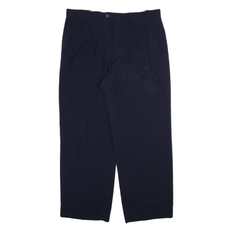 DUSTIN Mens Trousers Blue Relaxed Straight W34 L27