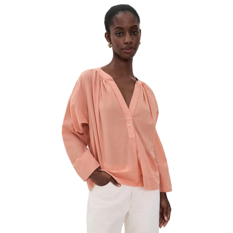 The Pascale Blouse Dusty Peach P