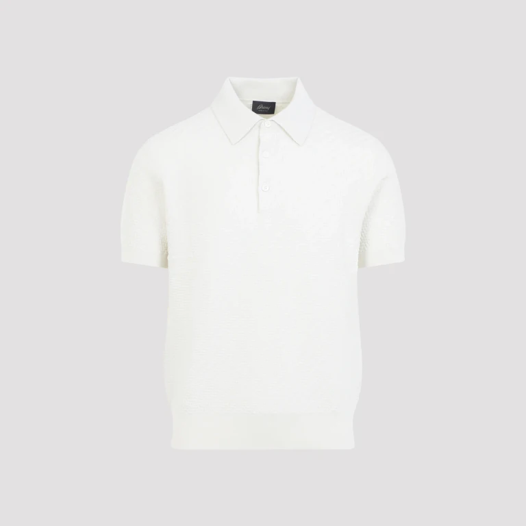 Brioni Cotton and Silk Polo