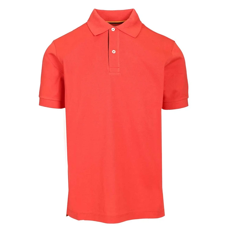 Paul Smith Artist Stripe Polo Red Cotton Shirt - Men