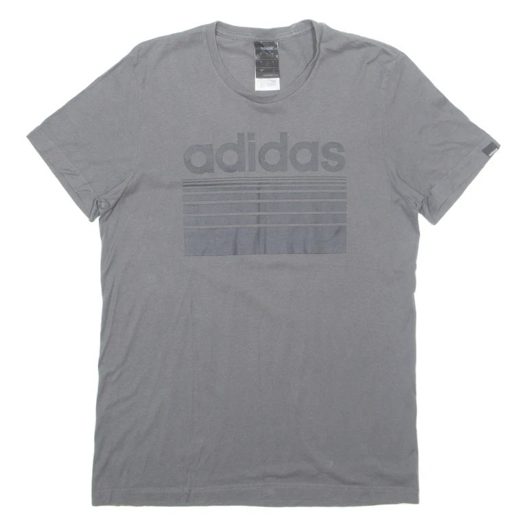 ADIDAS Mens T-Shirt Grey S (XX1-061124-7185)