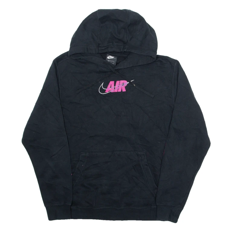 NIKE AIR Womens Black Hoodie L