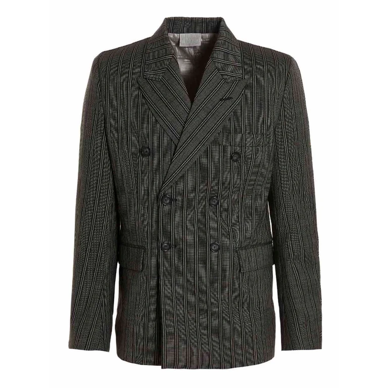 Black Virgin Wool Blazer Clothing - Men