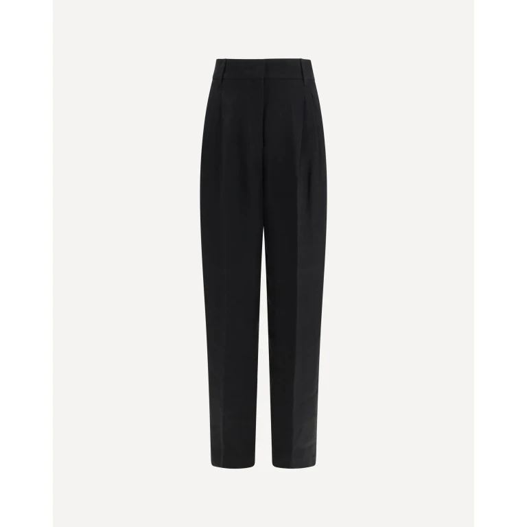 Pantaloni Max Mara Studio Mstsumero in lino batavia