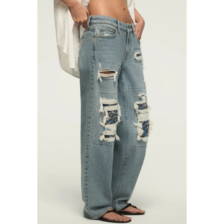 Women's Lucky Legend Baggy - Skipping Flowers Wash