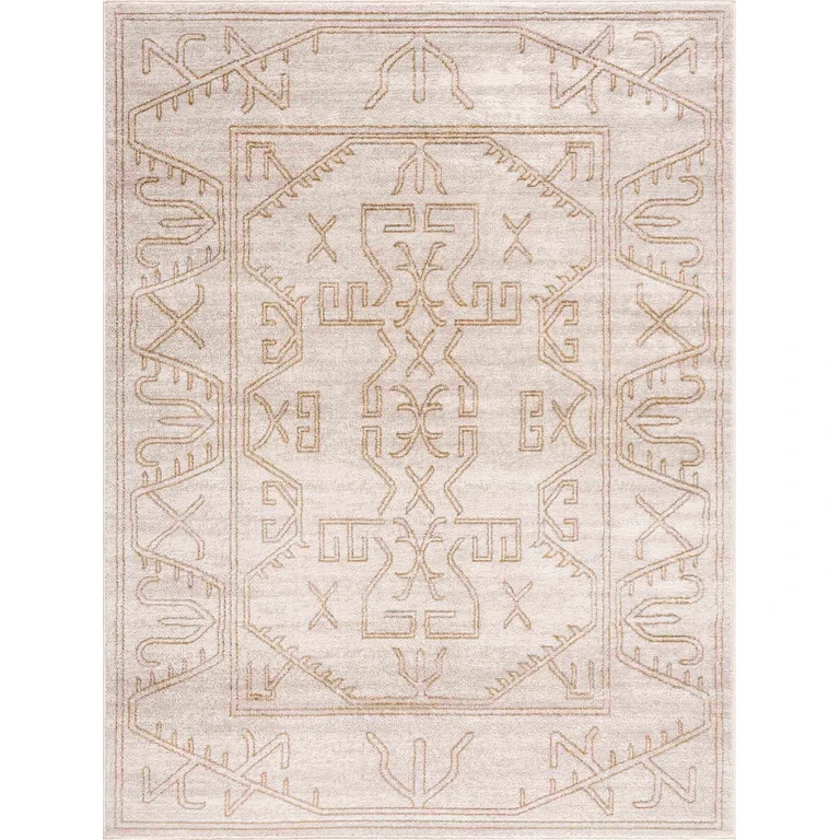Divya Cream & Gold Area Rug - Clearance