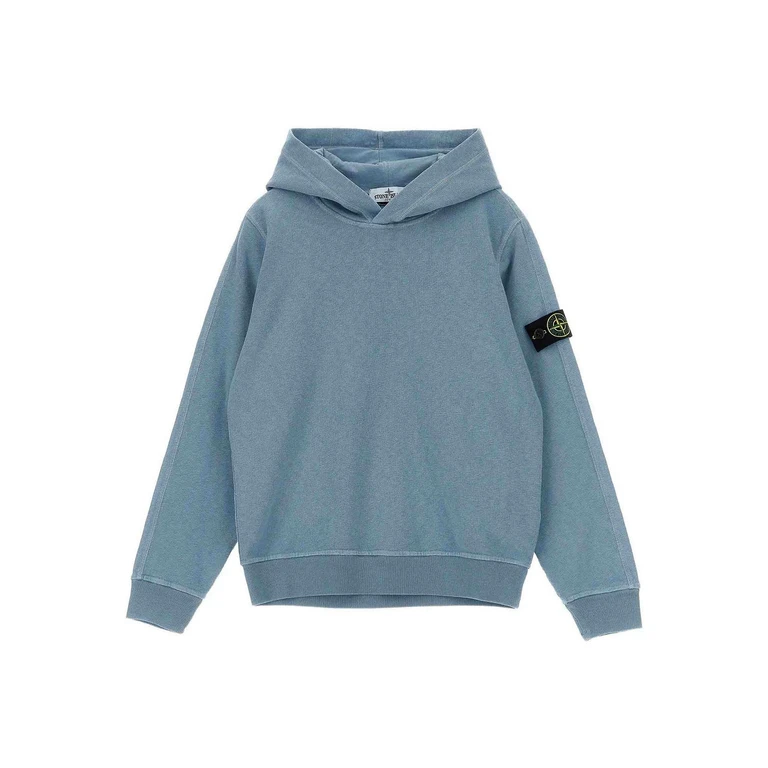 Stone Island Junior Sweat-Shirts - Bleu Clair (L1S166100001S0060V014A)