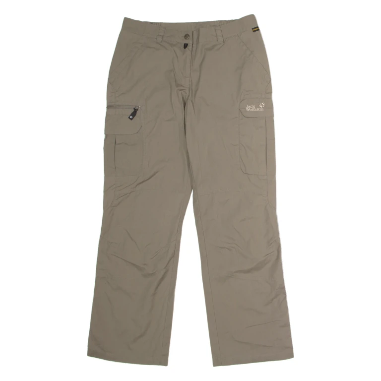 JACK WOLFSKIN Outdoor Womens Trousers Brown Regular Straight W31 L29