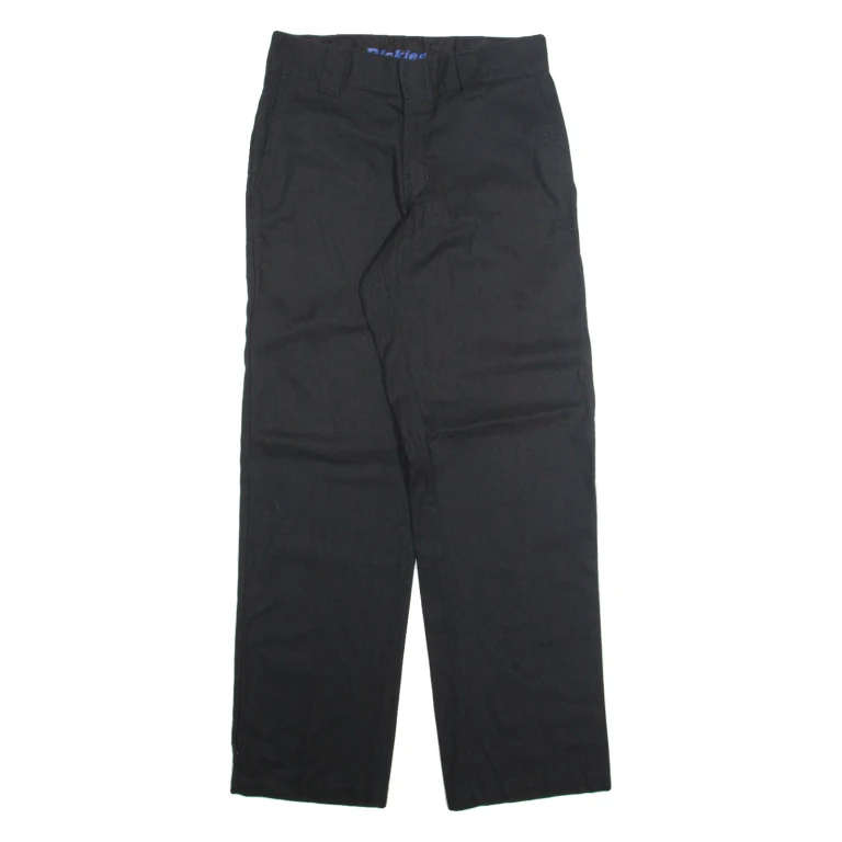 DICKIES Chino Mens Trousers Black Regular Straight W28 L30