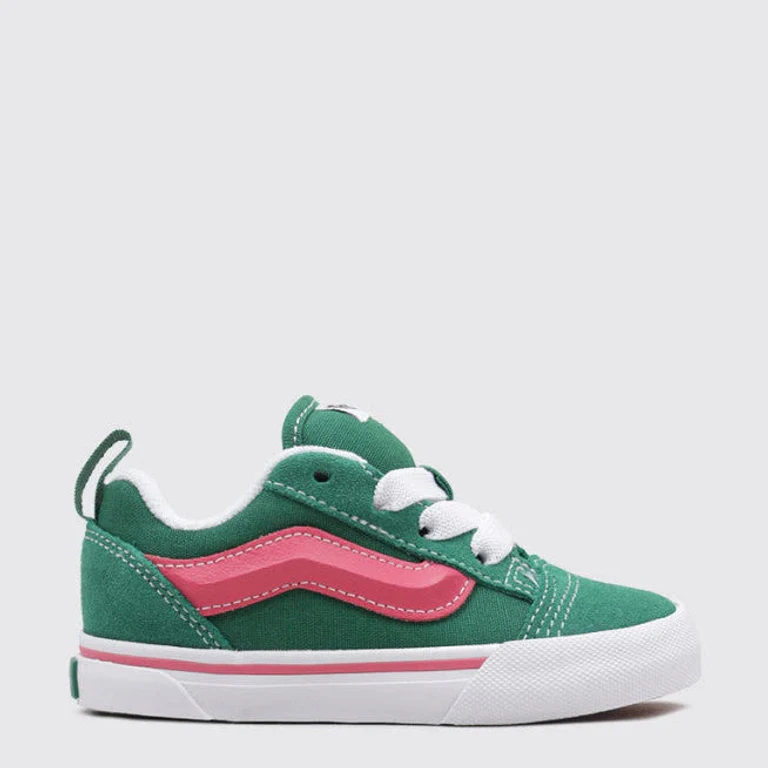 [vn000d0kboc] Toddlers Vans Knu Skool - Green/pink