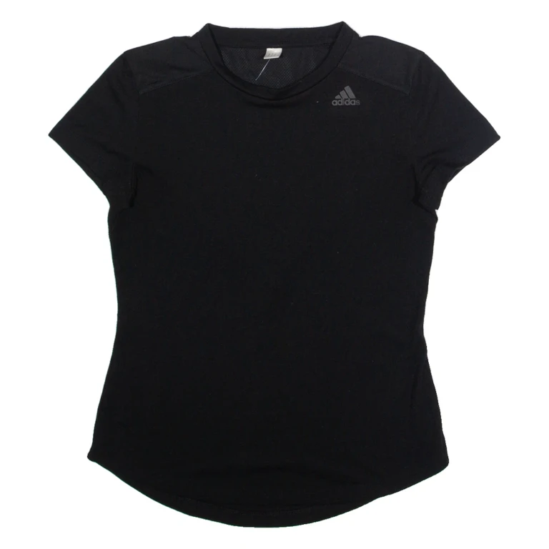 ADIDAS Womens T-Shirt Black S