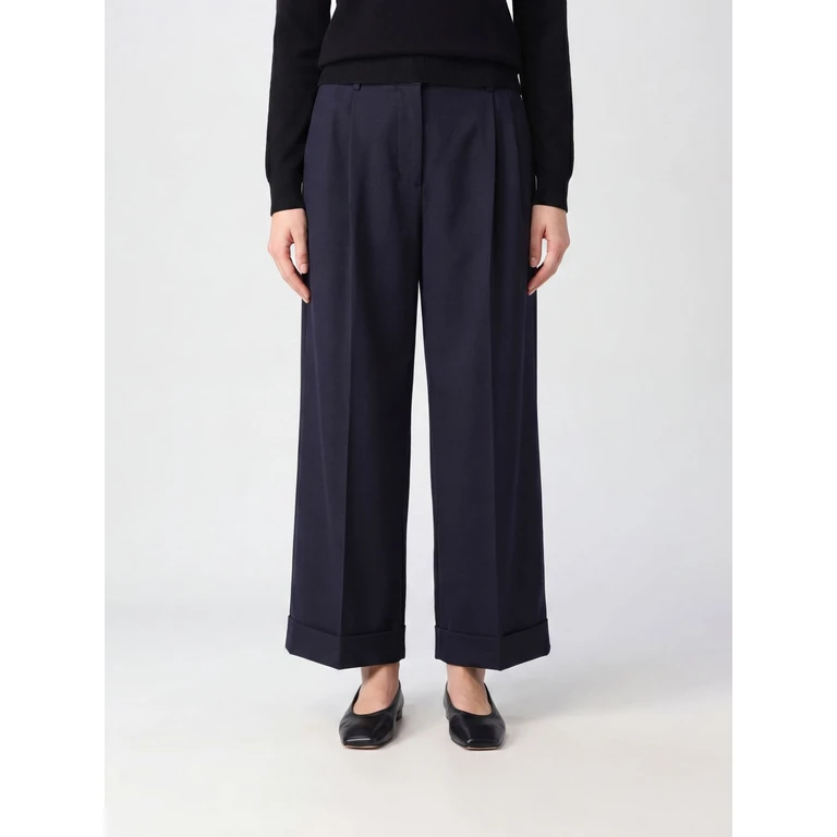Lior High-Waisted Wide-Leg Wool Palazzo Trousers (10865W2812DRN)