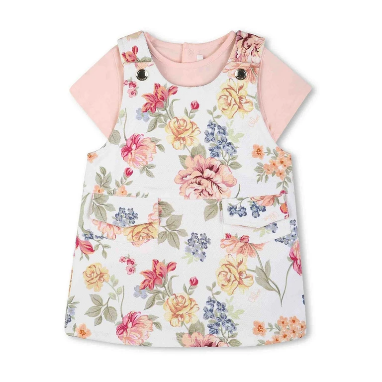 Chloe' Robe Au Genou - Blanc (C20906S95)
