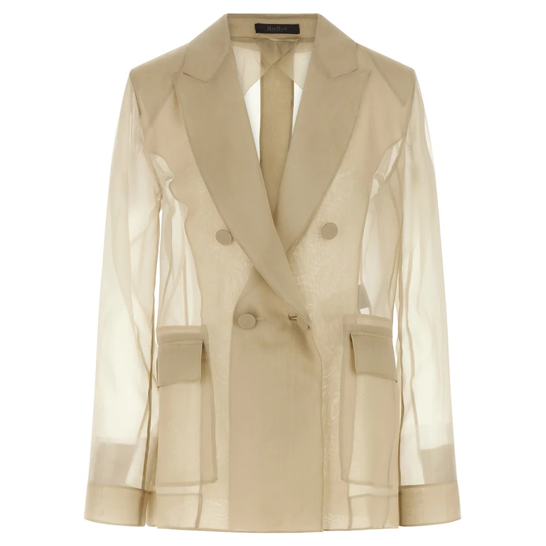 Max Mara Beige Silk Blazer Clothing - Women