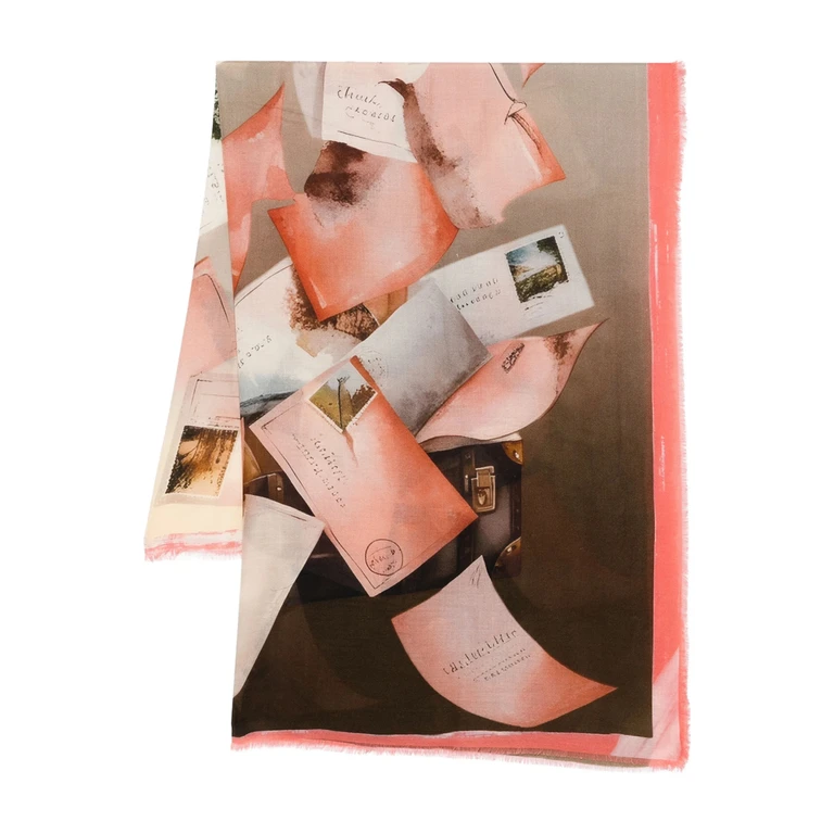 D'aniello Letter-print Fringed Scarf