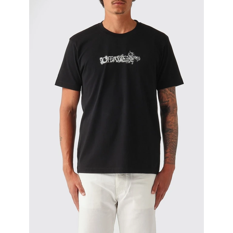 OFF-WHITE T-Shirt Men color Black (4MAA027S26J0070001)