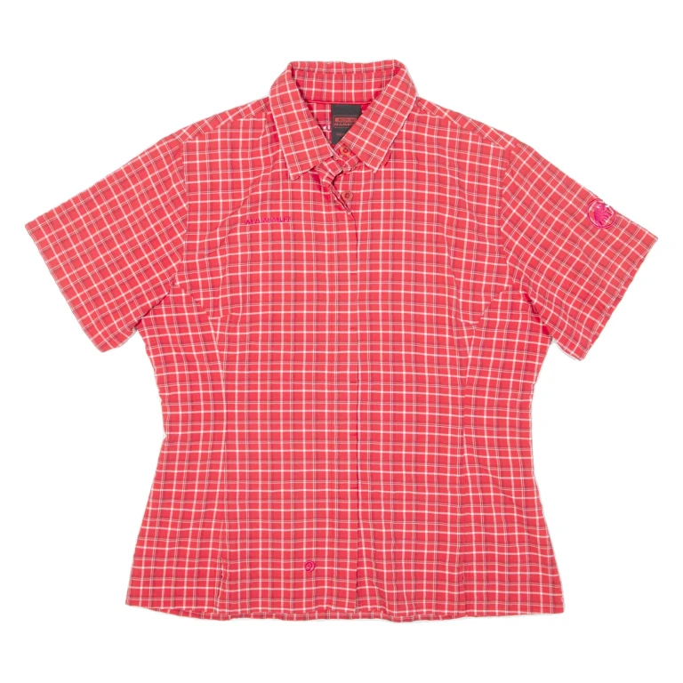 MAMMUT Womens Shirt Red Check M