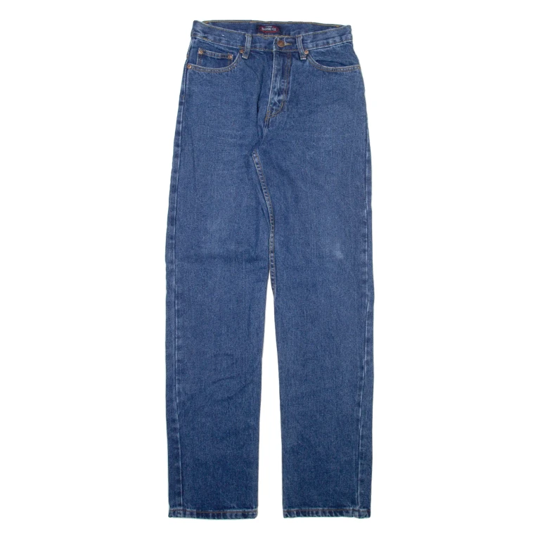 BASSE O2 Mens Jeans Blue Regular Straight W28 L32