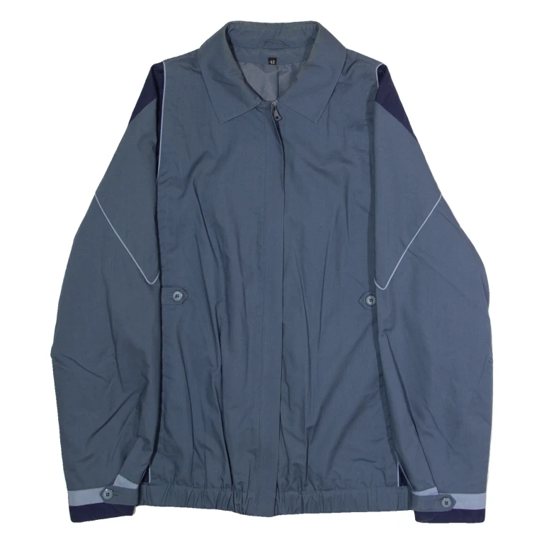 FUCHS AND SCHMIDT Mens Jacket Blue 80s Colourblock M