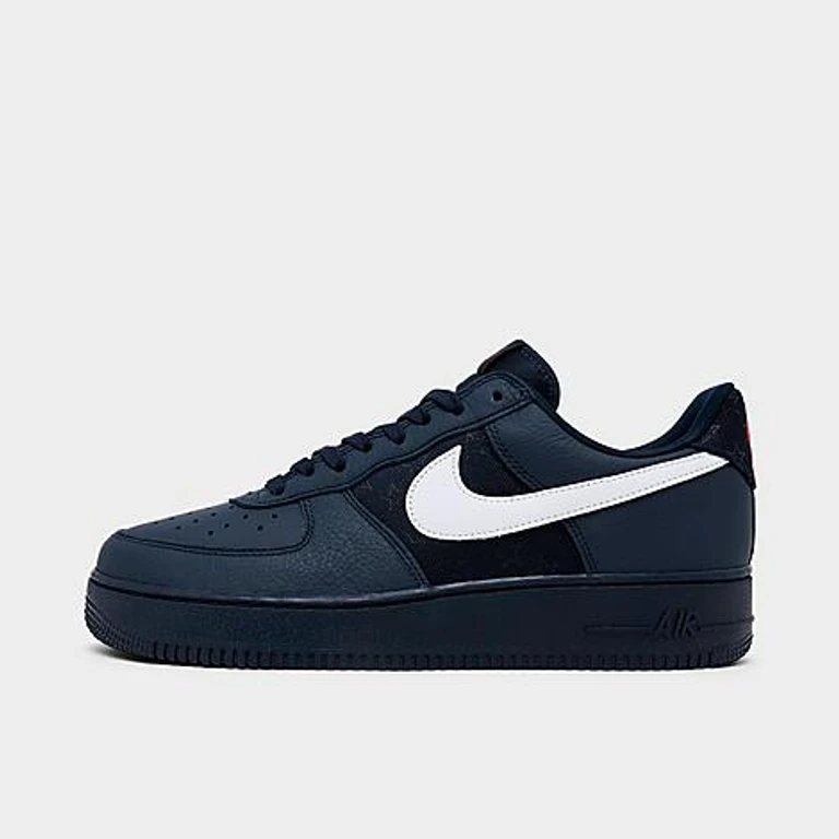Nike Men's Air Force 1 Low Retro USA Casual Shoes in Multi-Color/Black/Multi-Color Size: 8.0