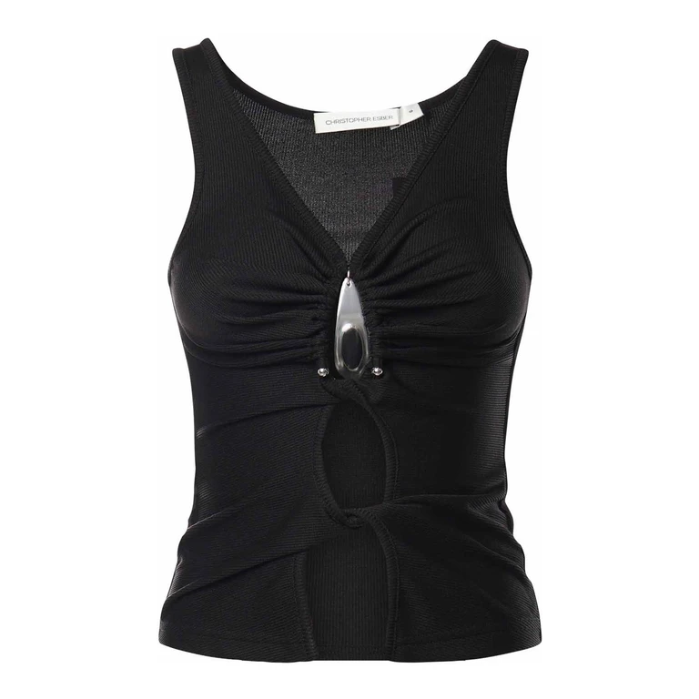 Christopher Esber Top - Noir (25041333BLACK)