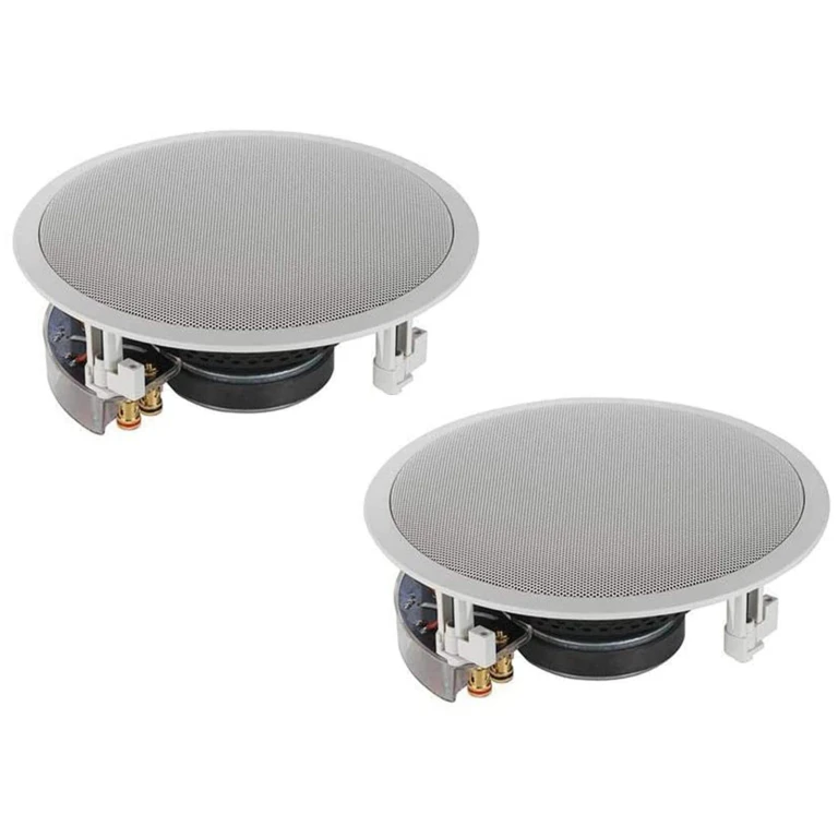 NS IW560C 8" 2 Way In Ceiling Speaker System for Custom Installations (White)