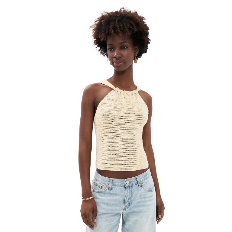 ba & sh Cedric Crochet Tank Top Multico 1