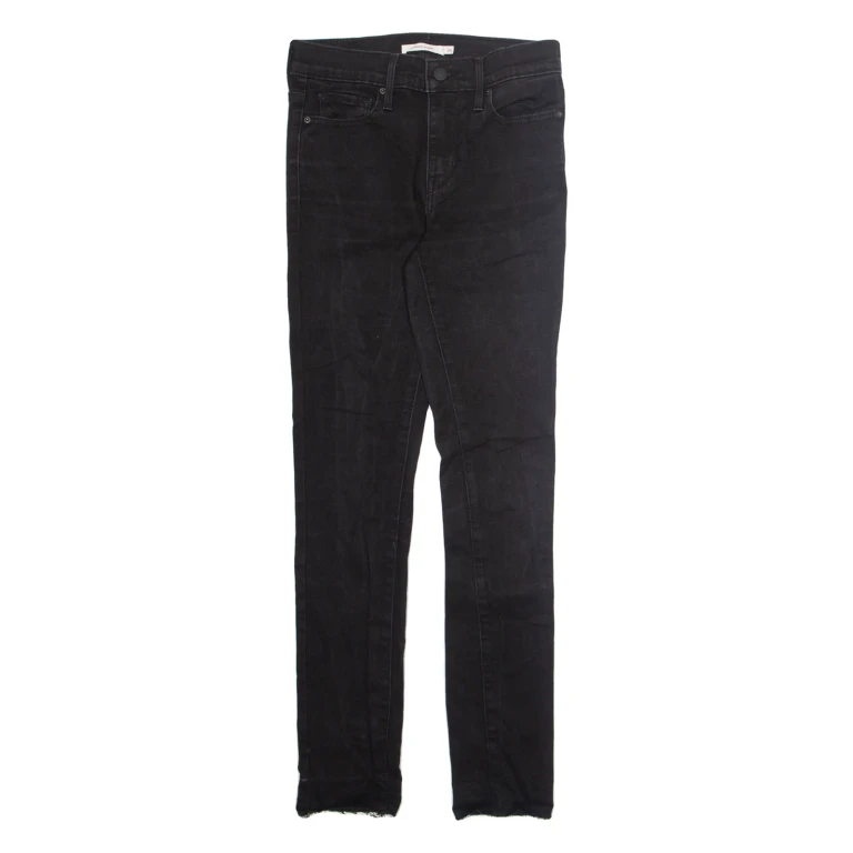 LEVI'S Womens Jeans Black Slim Skinny W26 L29