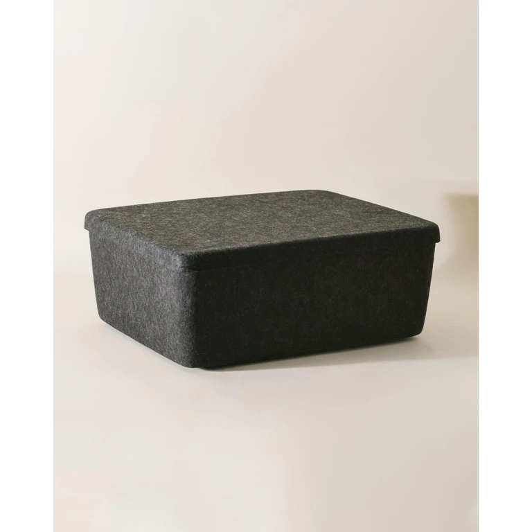 The Sculpted Bin - Large with Lid