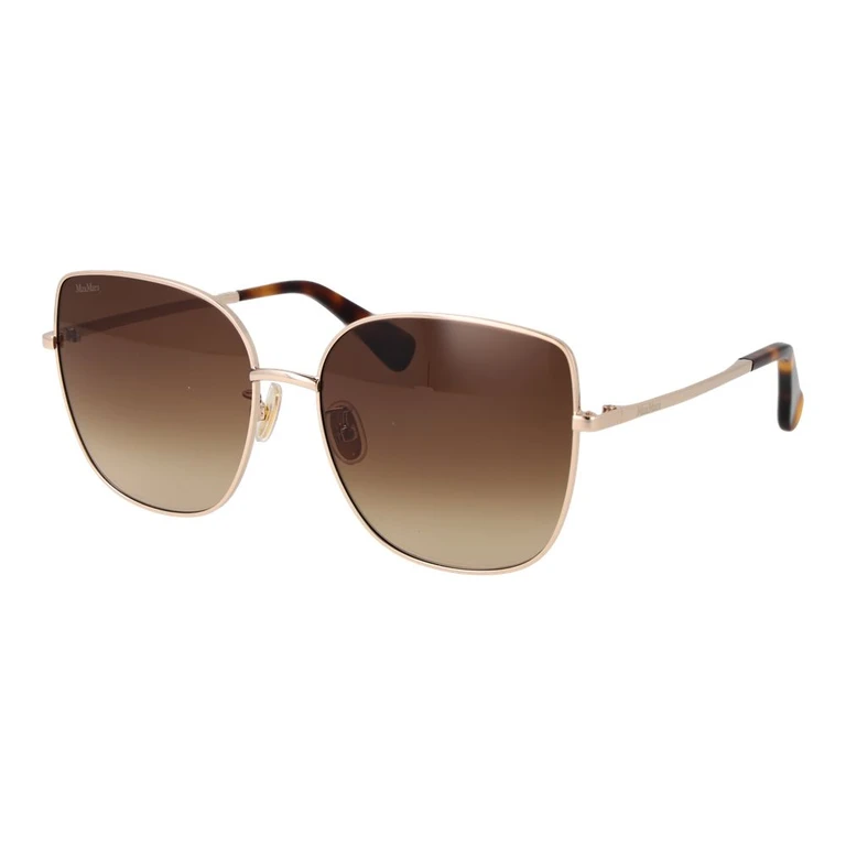 Max Mara Rose Gold Metal Sunglasses - Women