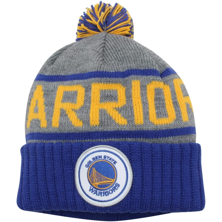 Men's NBA Golden State Warriors High 5 Cuffed Knit Beanie Knit Hat