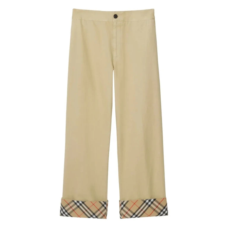 Burberry Check Logo Pants