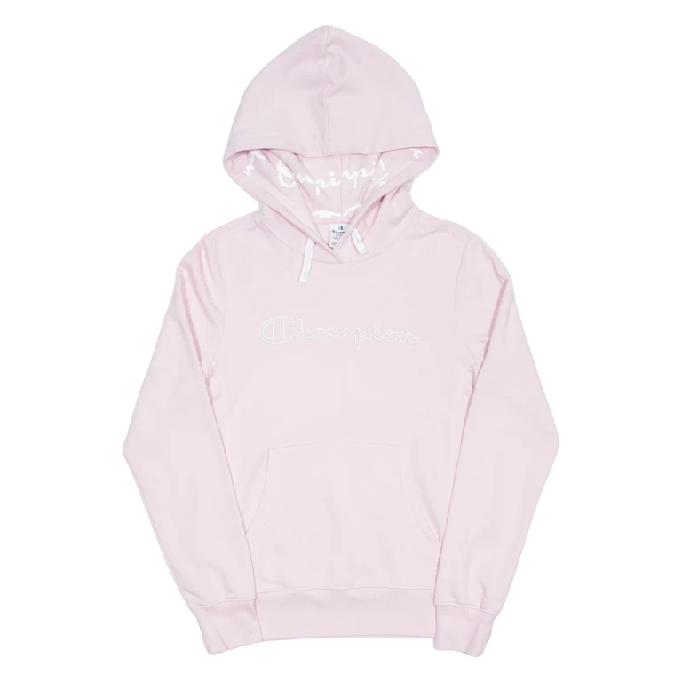 CHAMPION Womens Pink Hoodie M