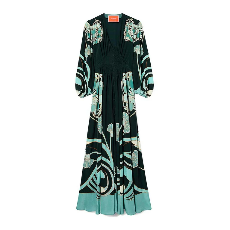 La DoubleJ Maxi Robe - Vert (DRE0720CRE001BTU01GR03)