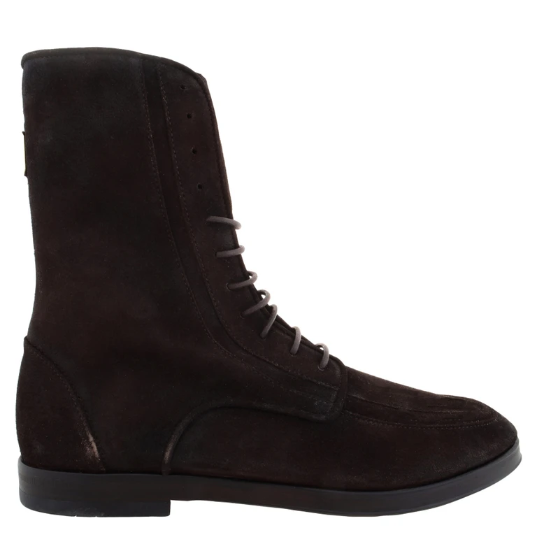 Debby Suede Lace-Up Boots, Size 9 C