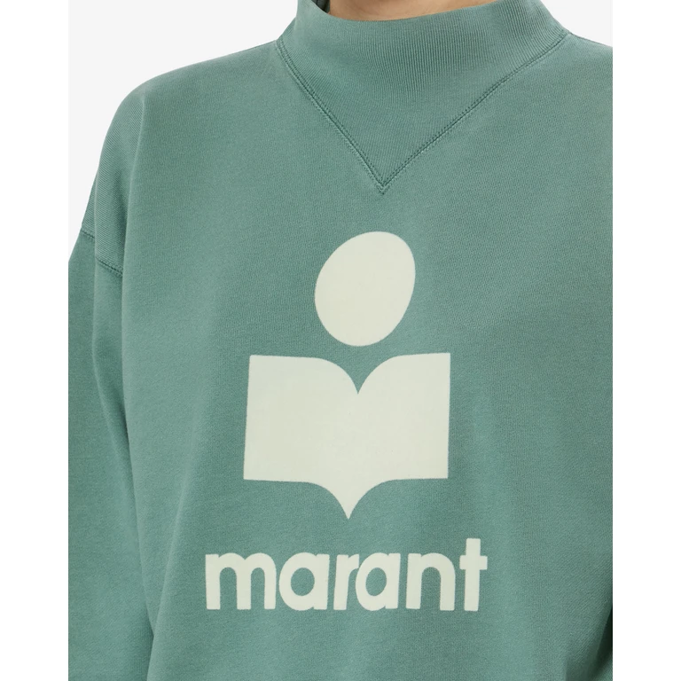 Sweat Shirt Moby - Femme - Sauge / Ecru - Taille34 - Marant Étoile