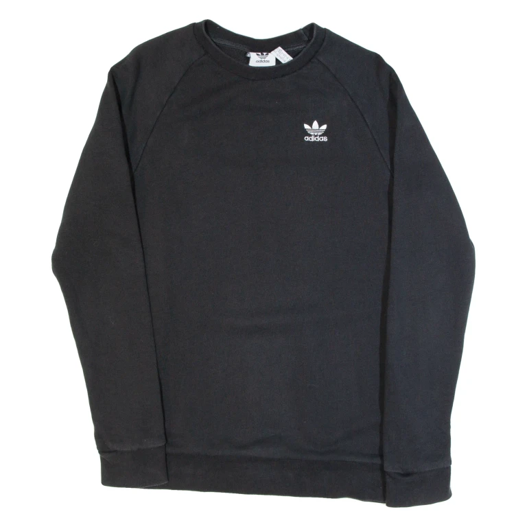 ADIDAS Mens Sweatshirt Black XS