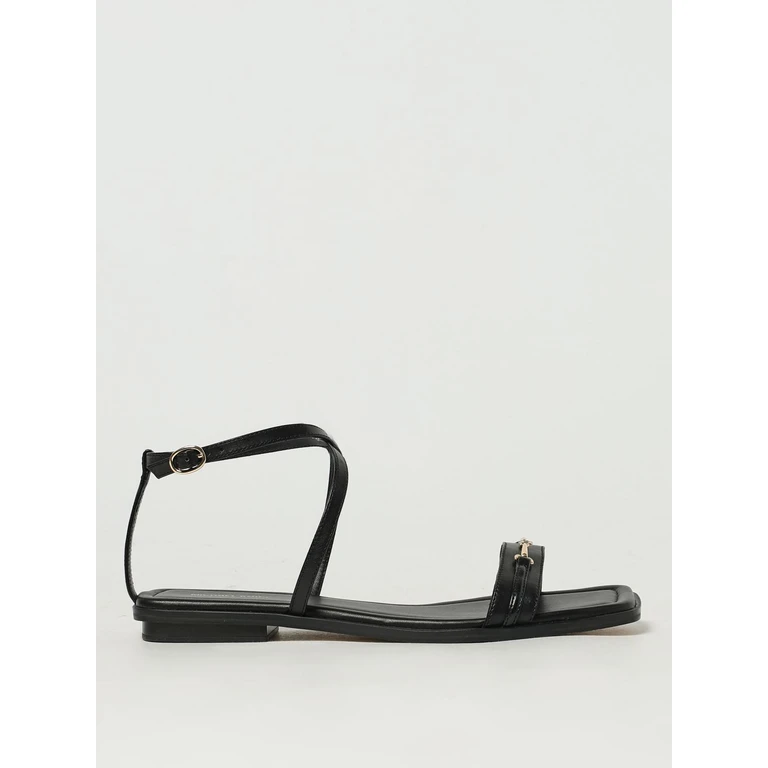 Flat Sandal Woman color Black (40S5LEFS1L001)