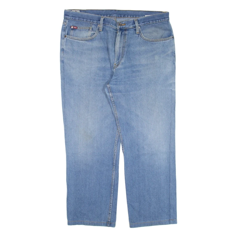 LEE COOPER Mens Jeans Blue Regular Straight W38 L26